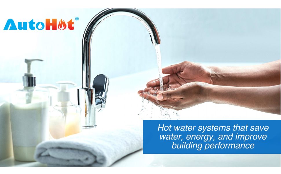 AutoHot Electric Hot Water Recirculating Pump Residential Circulation