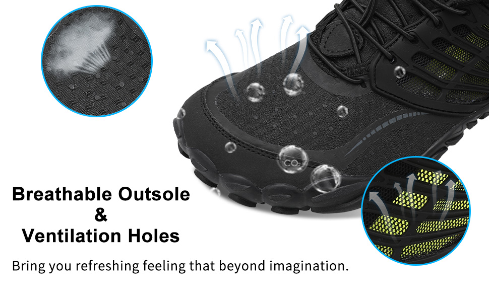 Hiking Water Shoes With Breathable Material