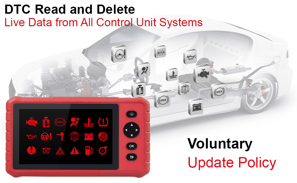 LAUNCH Europe CRP MOT 3 OELEVEL OBD2 Scanner Reads/Clears Error Codes All System Diagnostic for LAUNCH Europe CRP MOT 3 OELEVEL OBD2 Scanner Reads/Clears Error Codes All System Diagnostic for
