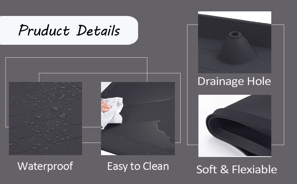 Under Sink Mats for Kitchen Waterproof, Under Sink Liner 34