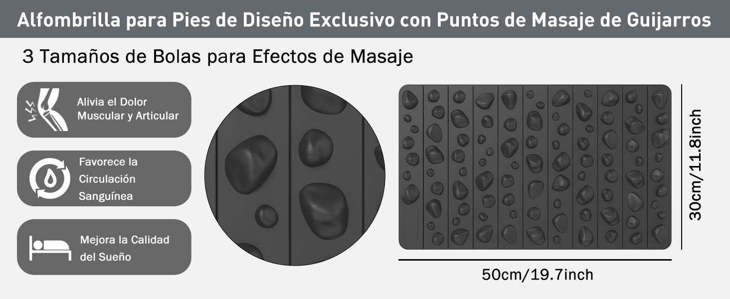 Alfombrilla de Masajeador de Pies Antifatiga