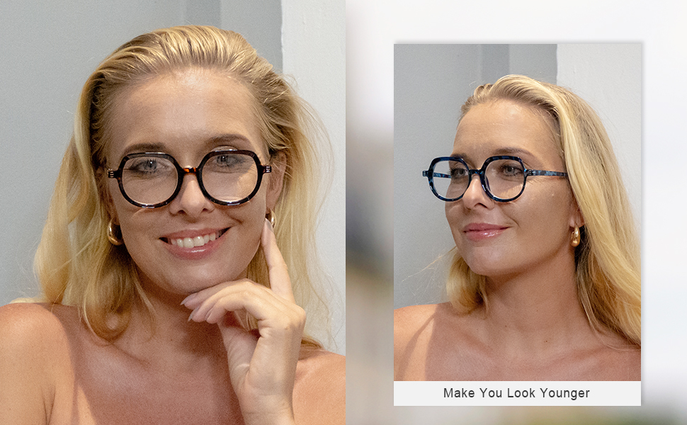 Eyekepper 4-pack Bifocal Reading Glasses for Women Vintage Bi-focal Readers
