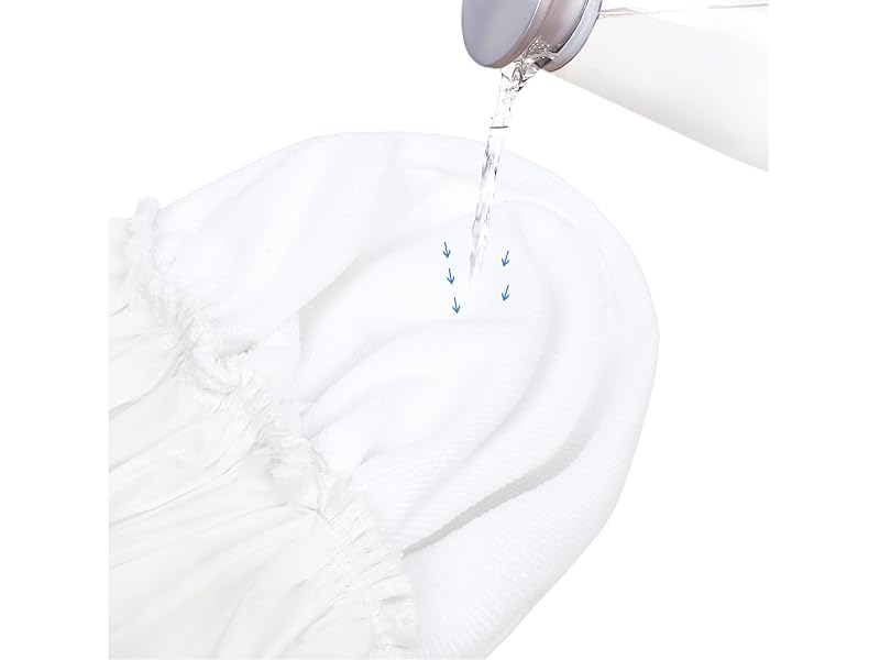 Shower Caps for Women, Terry Cloth Lined EVA Exterior