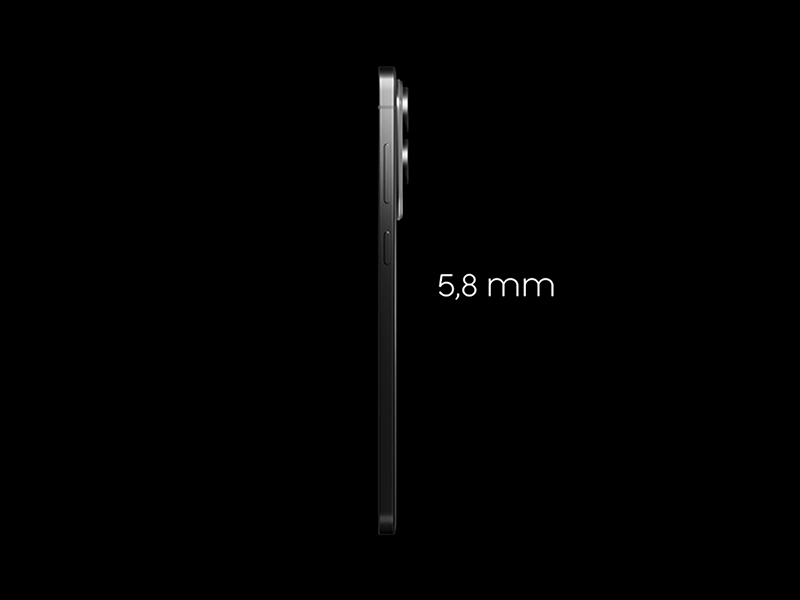 Smartphone ultra fin