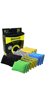 Amazon.com: Squeezzee Soap Filled Scrubber Sponges - Non