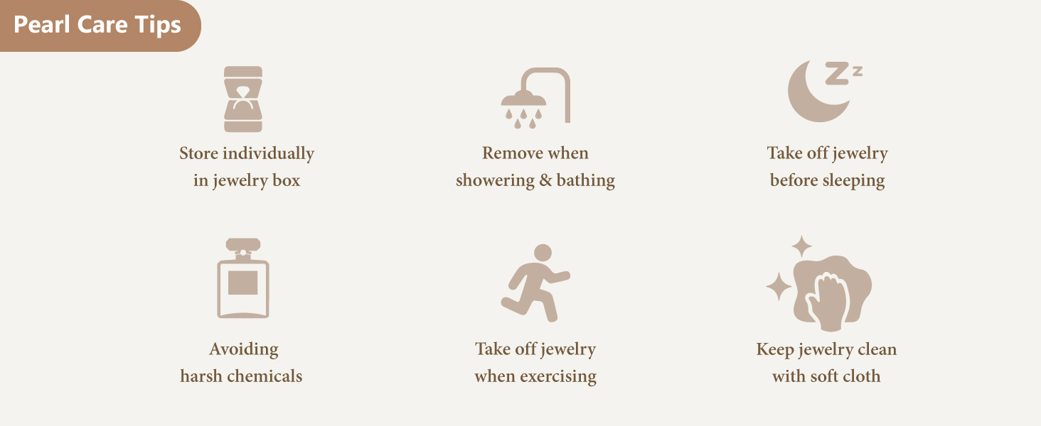 high polish pearl earrings