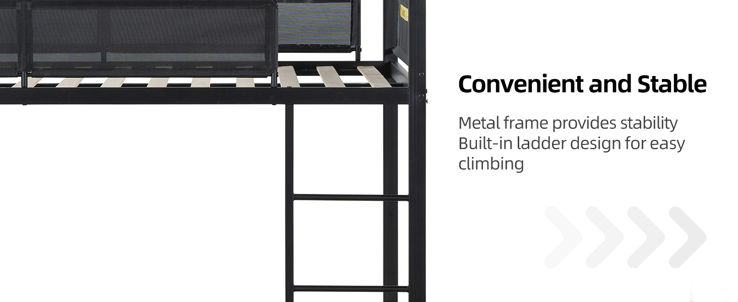 Olela Triple Bunk Beds with Trundle for Kids,L Shaped Bunk