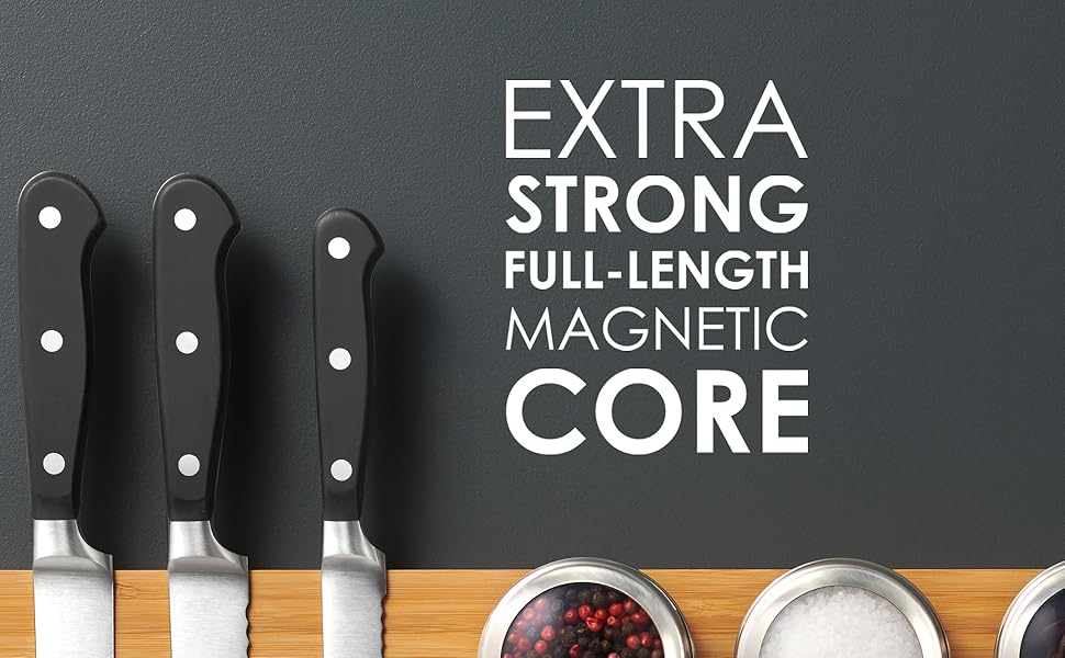 LARHN Knife Holder for Wall with Extra Strong 16 Inch Knife