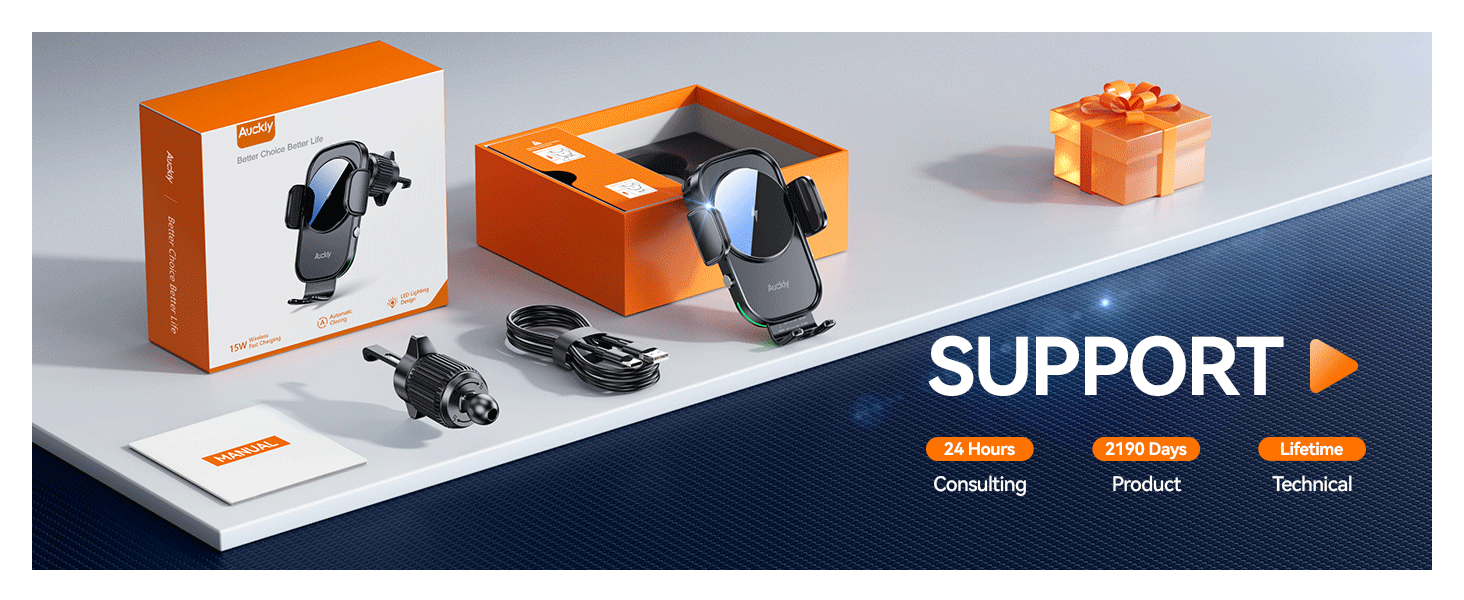 Car Phone Holder Wireless Charger