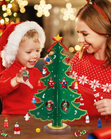 christmas wooden tree