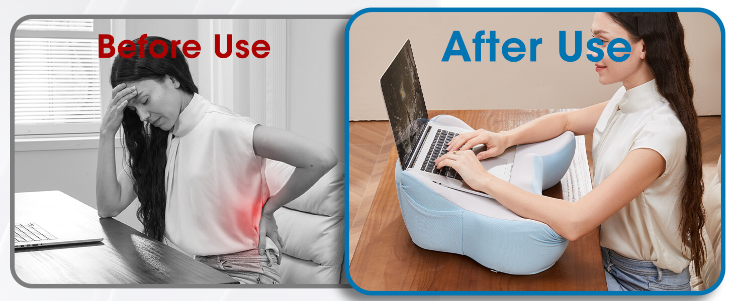 Lap Desk for Laptop with Cushion