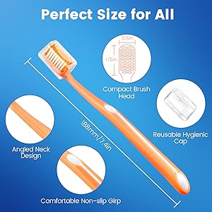 Medium Toothbrushes for Adults