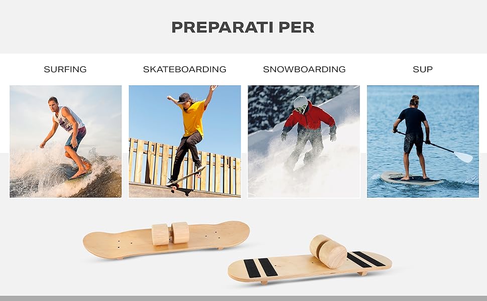 Balance Board Legno