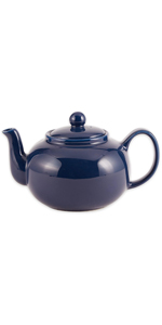 RSVP Large Stoneware Chai Teapot -Microwave & Dishwasher