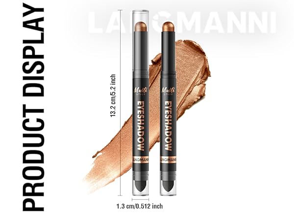 LANGMANNI 8Colors Dual-Ended Cream Eyeshadow Stick Set