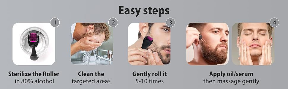 derma roller 1.5mm for hair regrowth derma roller for hair growth drama roller