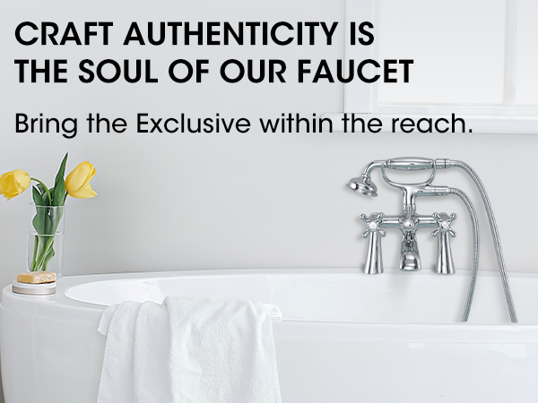 Valmont ヴェルデエルバ Vilamonte Freestanding Tub Faucet with Hand Shower