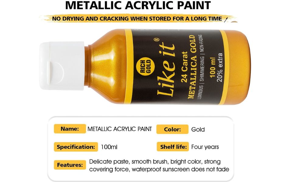 Metallic Gold Paint