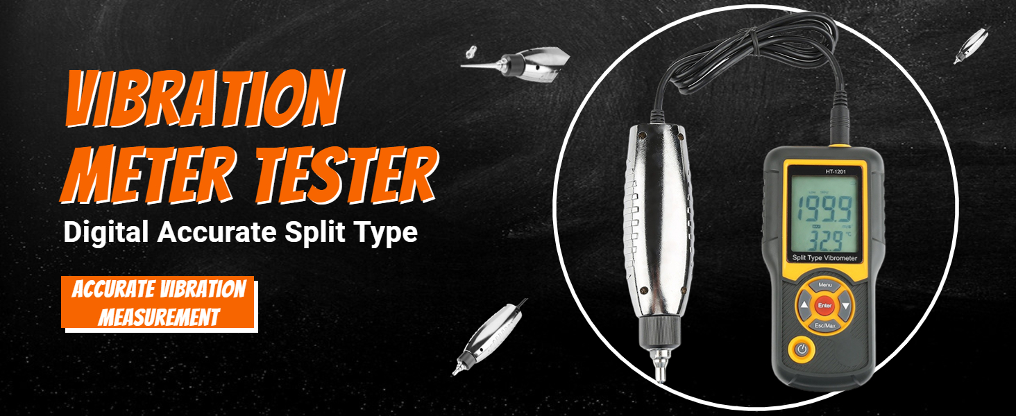 Vibration Meter Handheld Vibration Sensor Meter High Accuracy Vibration
