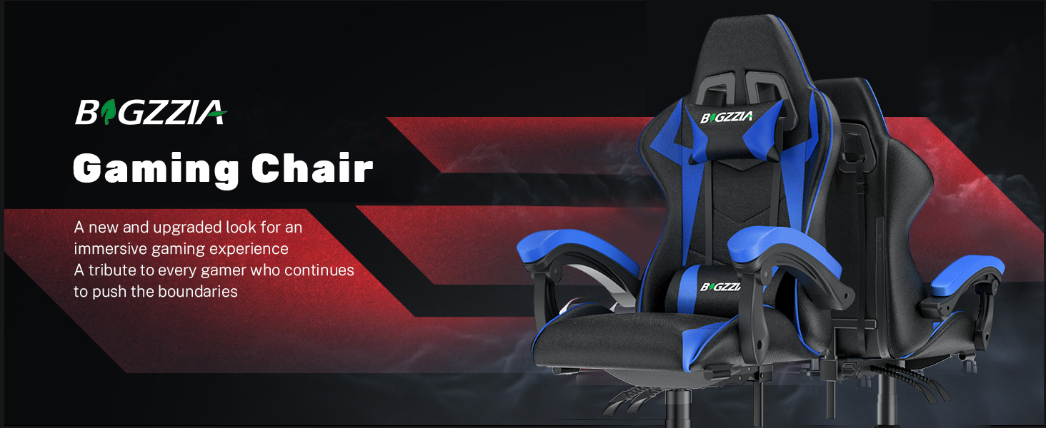 Bigzzia Gaming Chair for Adults, Ergonomic Computer Game