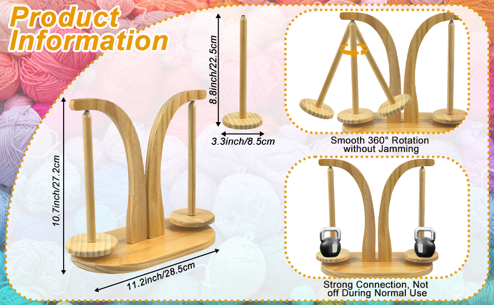 Yarn Holder for Knitting and Crocheting, Pendulum