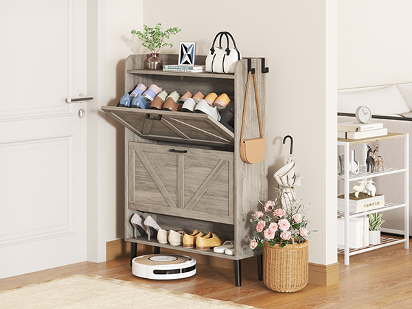 Amazon.com: HOMEFORT Shoe Storage Cabinet for Entryway, 30