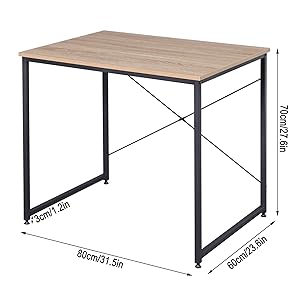 WOLTU Scrivania Computer Tavolo PC Scaffale Moderno Per Ufficio Lavoro Studio Legno+bianco 16 Technische Daten