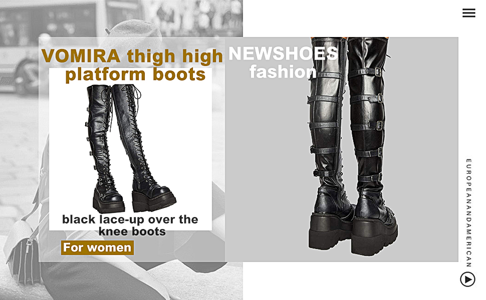 vomira platform boots