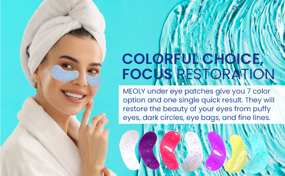 MEOLY under Eye Patches, Dark Eye Circle Remover, Under