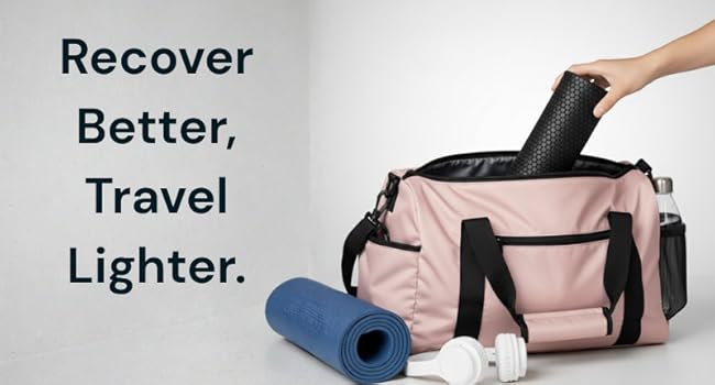 REcover Better travel lighter fits in your gym bag