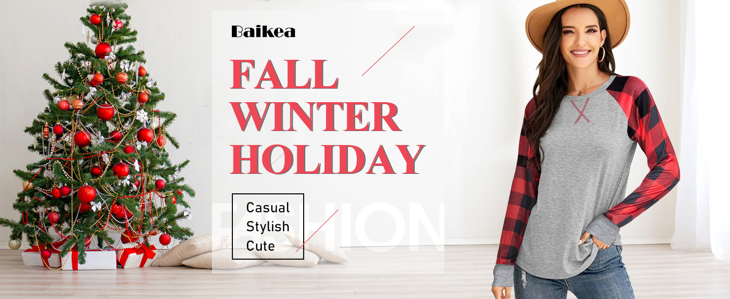 red grey shirt for women trendy christmas