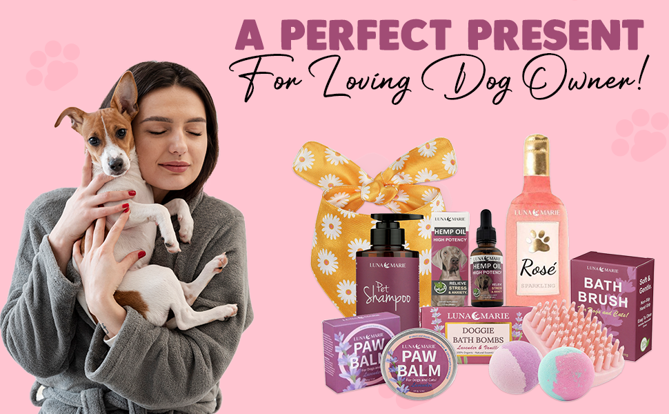 LunaMarie Luxury Pet Spa Gift Set Boujee Essentials