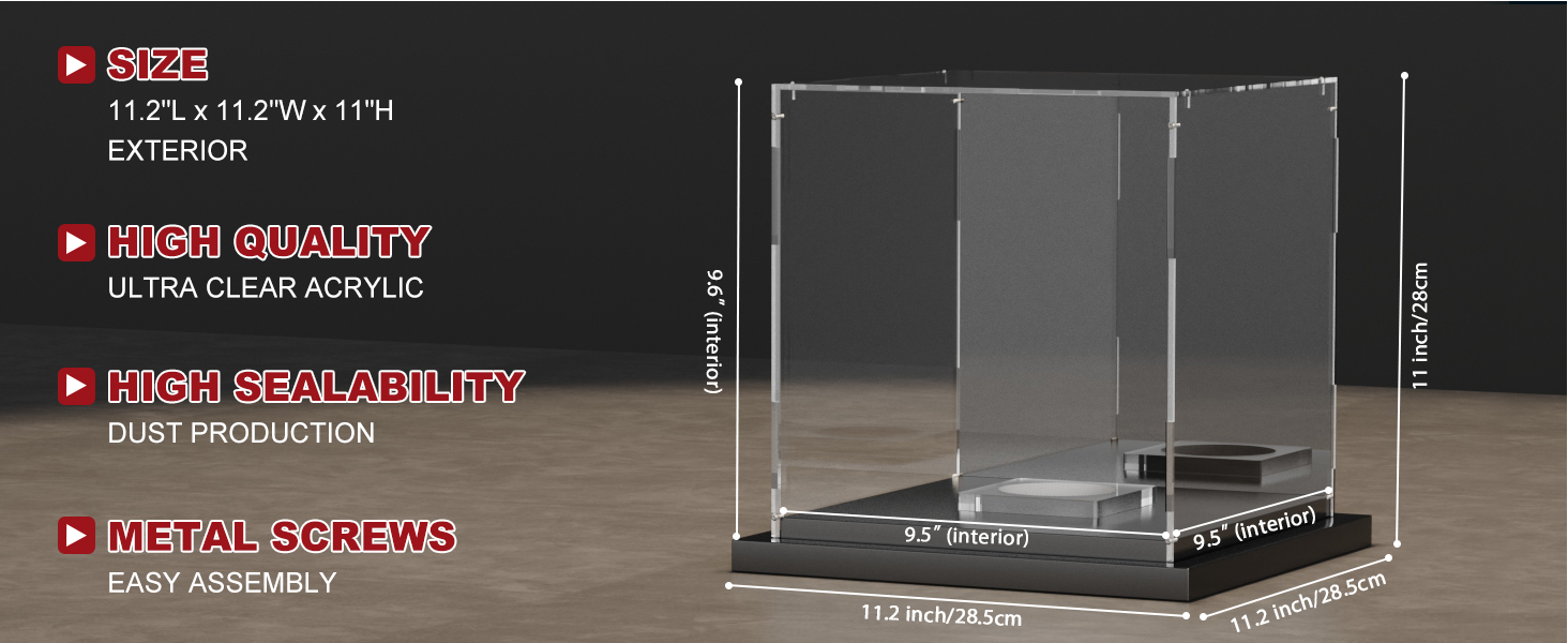 soccer ball display case