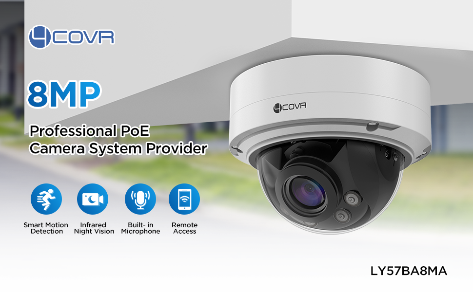 8MP PoE Security IP Camera