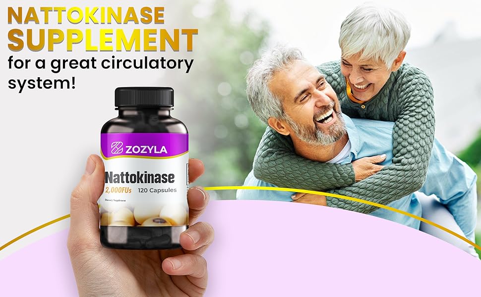 Nattokinase 120 Capsules 2,000FUs Great Circulatory system