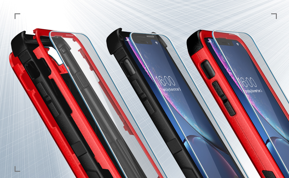 Diverbox Designed for iPhone Xr case with Screen Protector