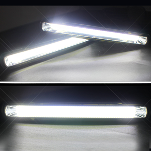 Amazon | LED デイライト ロング（ホワイト） 高輝度 COB 12V 面