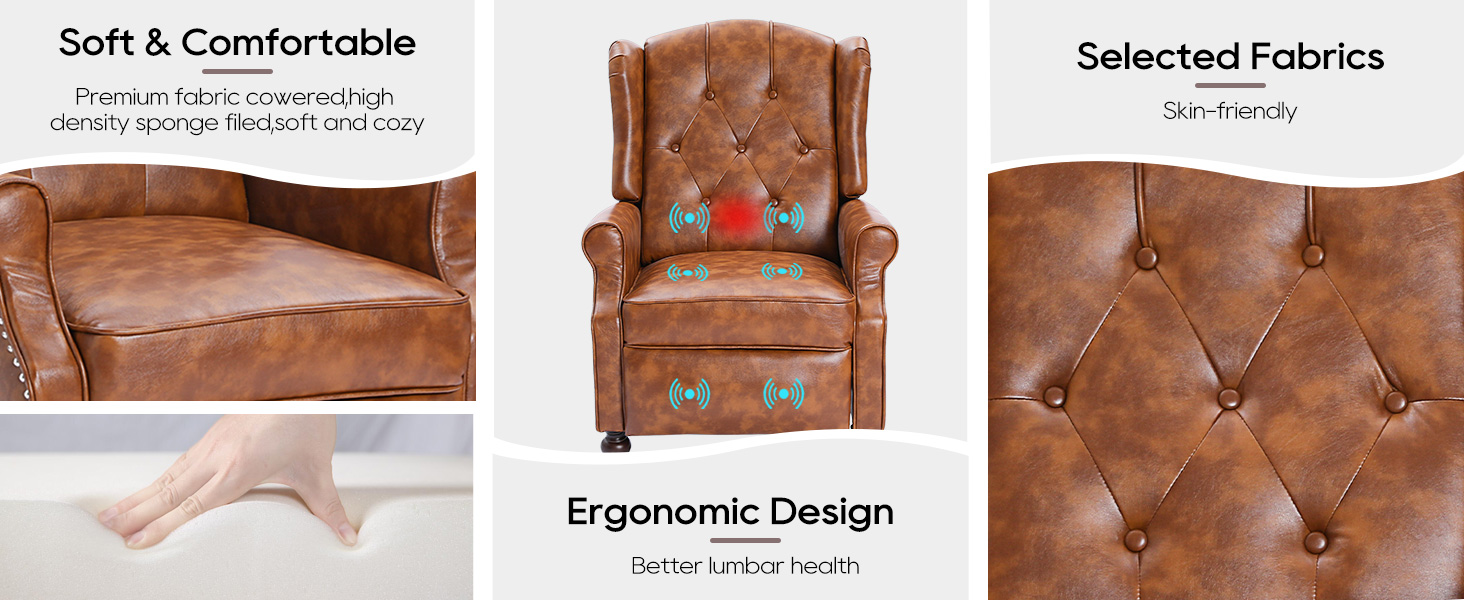 reclining accent chair 