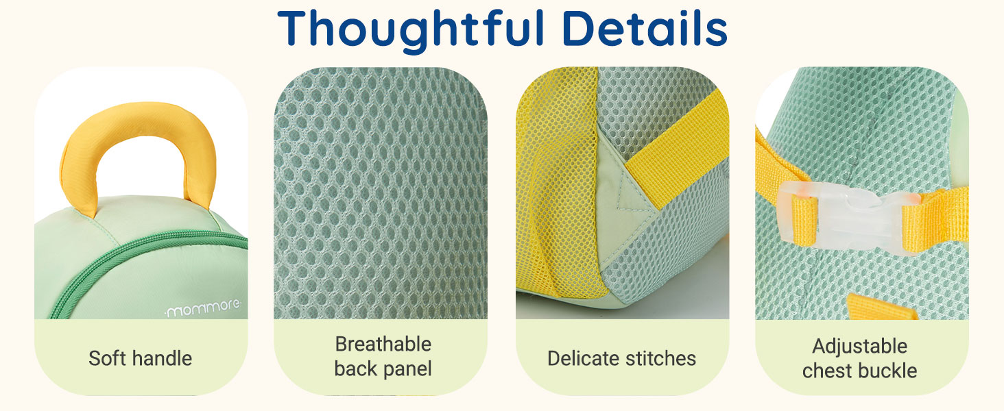 soft handle breathable soft padded adjustable chest buckle