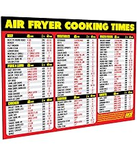 Air Fryer Cheat Sheet Magnet (Red)