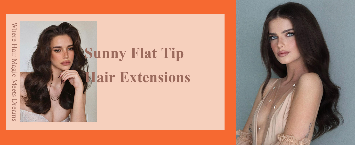 flat tip hair extensions human hair