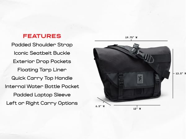 Amazon.com: Chrome Industries Citizen Messenger Bag for Men