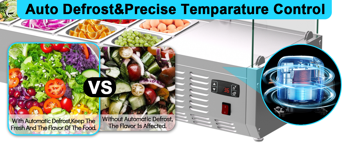 Countertop Refrigerated Condiment Station