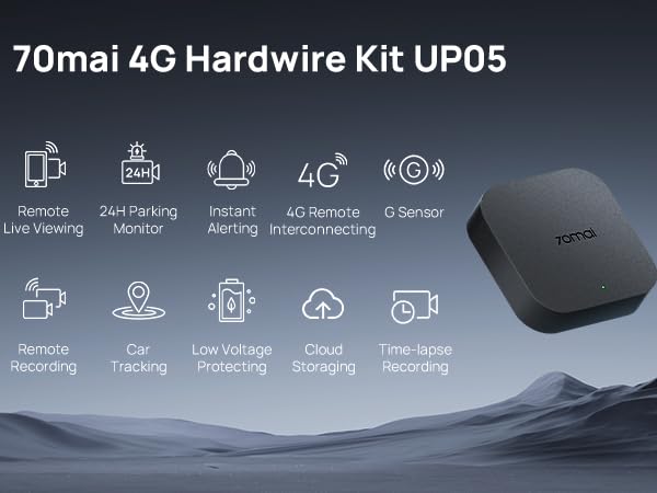 Amazon.com: 70mai 4G Hardwire Kit UP05, 4G Support, Type-C