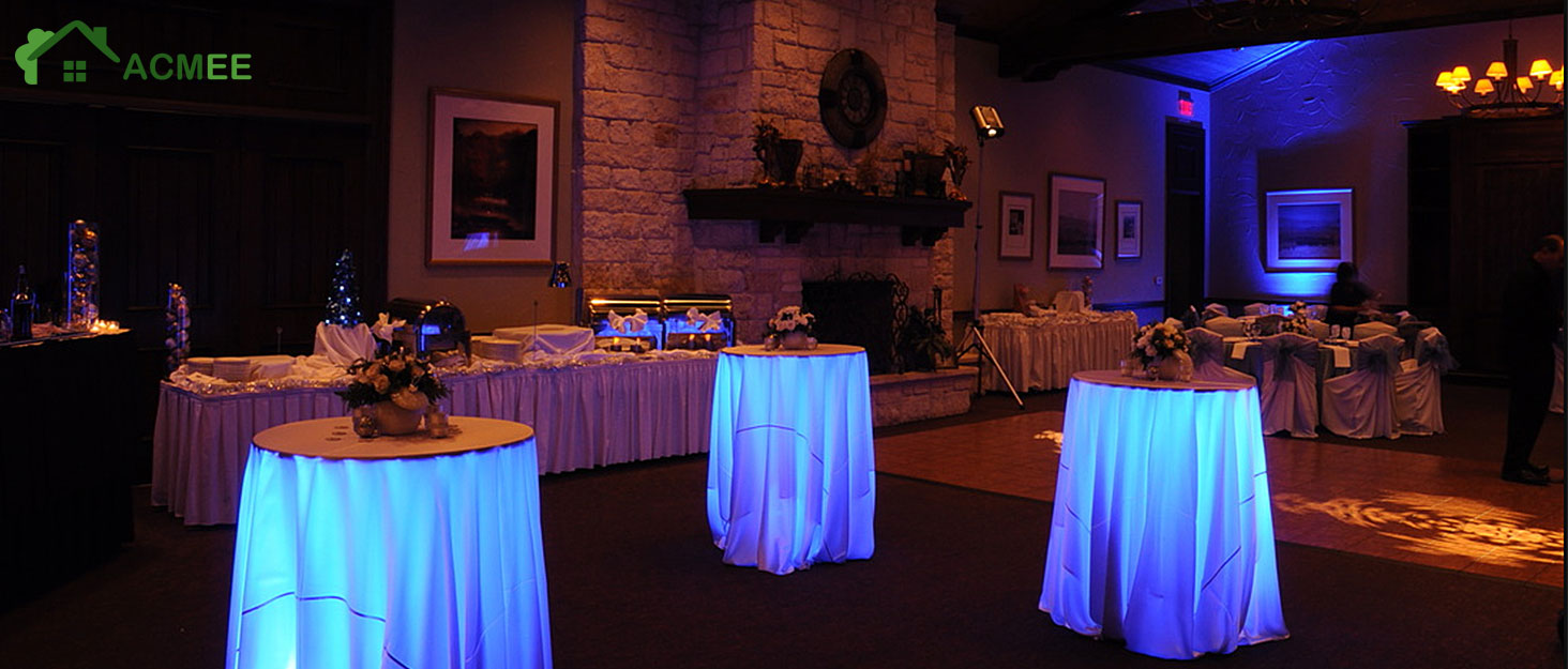 Acmee Under Table Light for Parties, Cocktail Table Lighting for