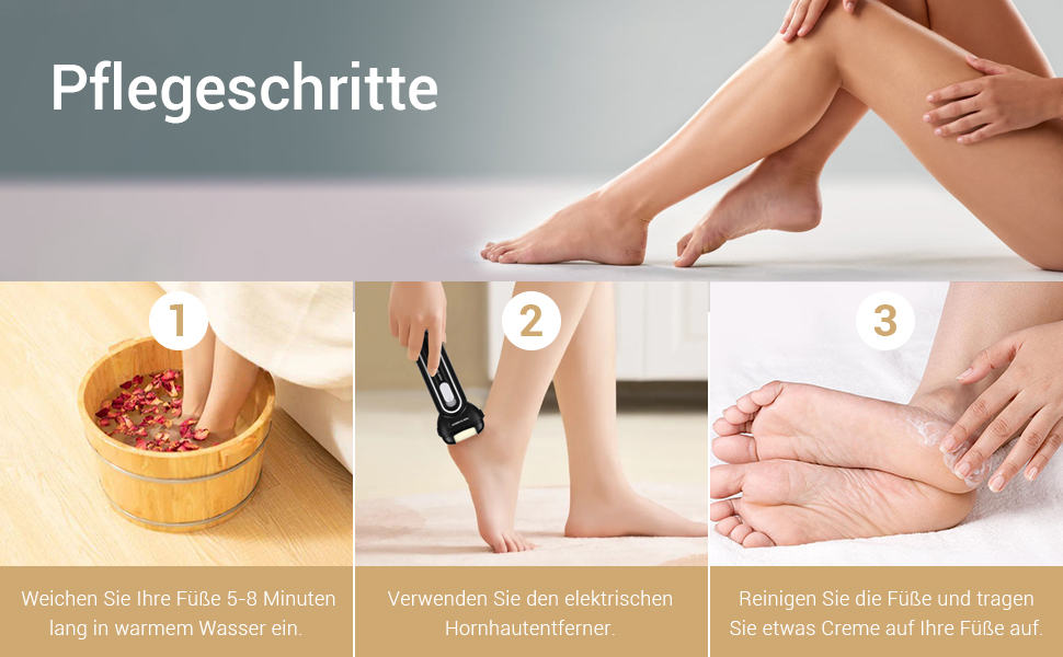 Elektrischer Hornhautentferner
