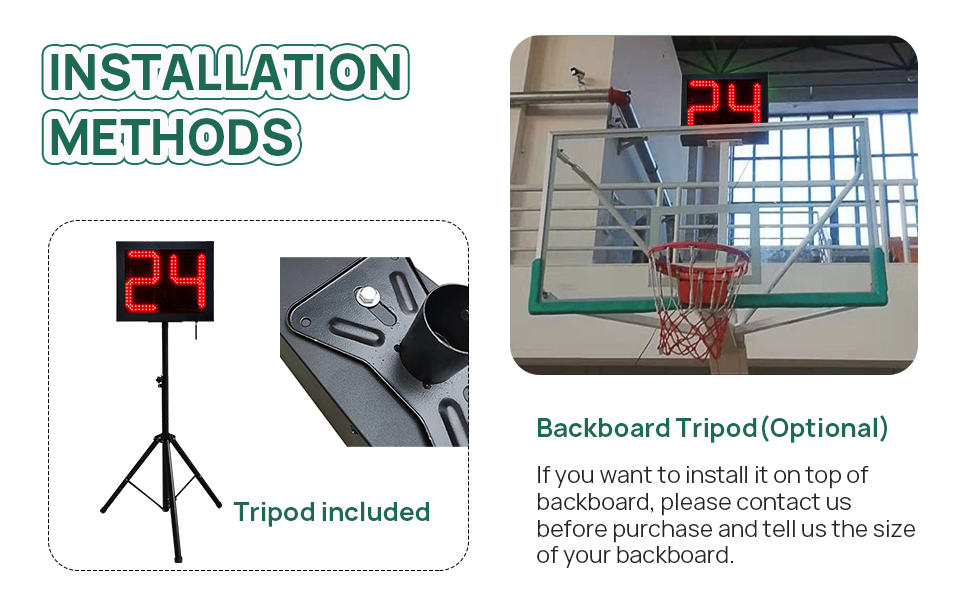 GAN XIN 2 Units Basketball Shot Clock Timer & Controller