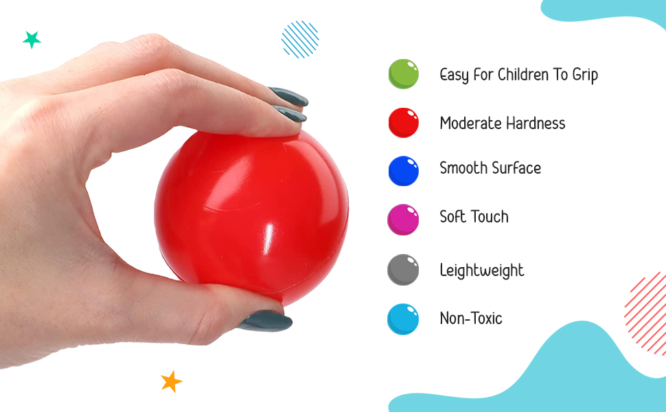 childrens play balls leighweight waterproof smooth fun ballpit bath toys garden tent kids