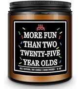 Homsolver 50th Birthday Gifts for Him Her, 9OZ Lavender Scent 1975 50th Birthday Candles for Wome...