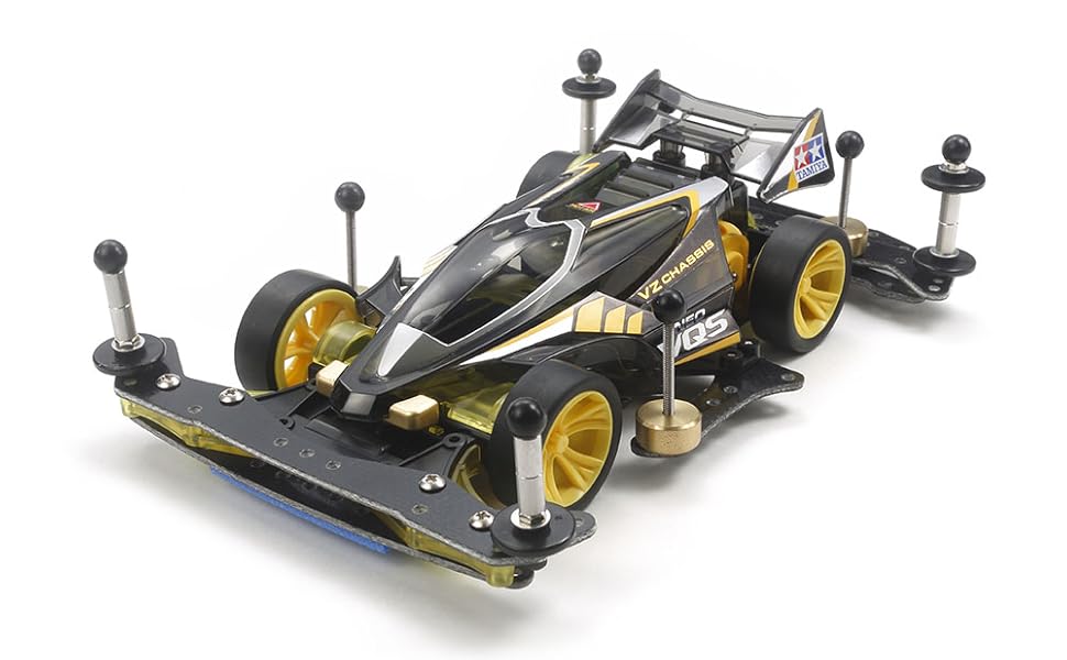  Tamiya 95598 Mini 4WD Neo VQS Advance Pack VZ Chassis Special Product Racer Mini 4WD Series Rasakan Suku Cadang Tune-up Lengkap untuk Sensasi Balap yang Menyenangkan! 
